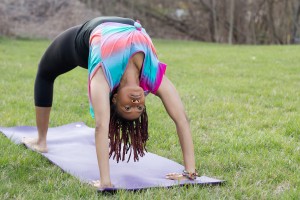 Taheera Yoga in a Backbend