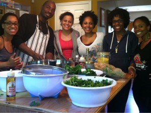 Chef Wana teaches the yogis of Spiritual Essence Yoga