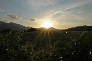 Sunset over Old Rag Mountains