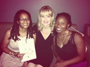 Yogini & Author Ananda Leek, Tranquil Space Owner Kim Wilson & Sari of Anacostia Yogi