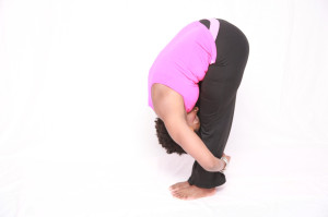 Simple pose -Uttansana- Forward fold will help relieve stress in the back. 