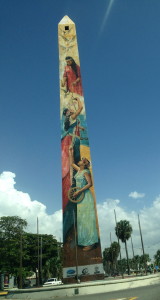 This monument in honor of the Mirabel sisters celebrates their sacrifice for race equality